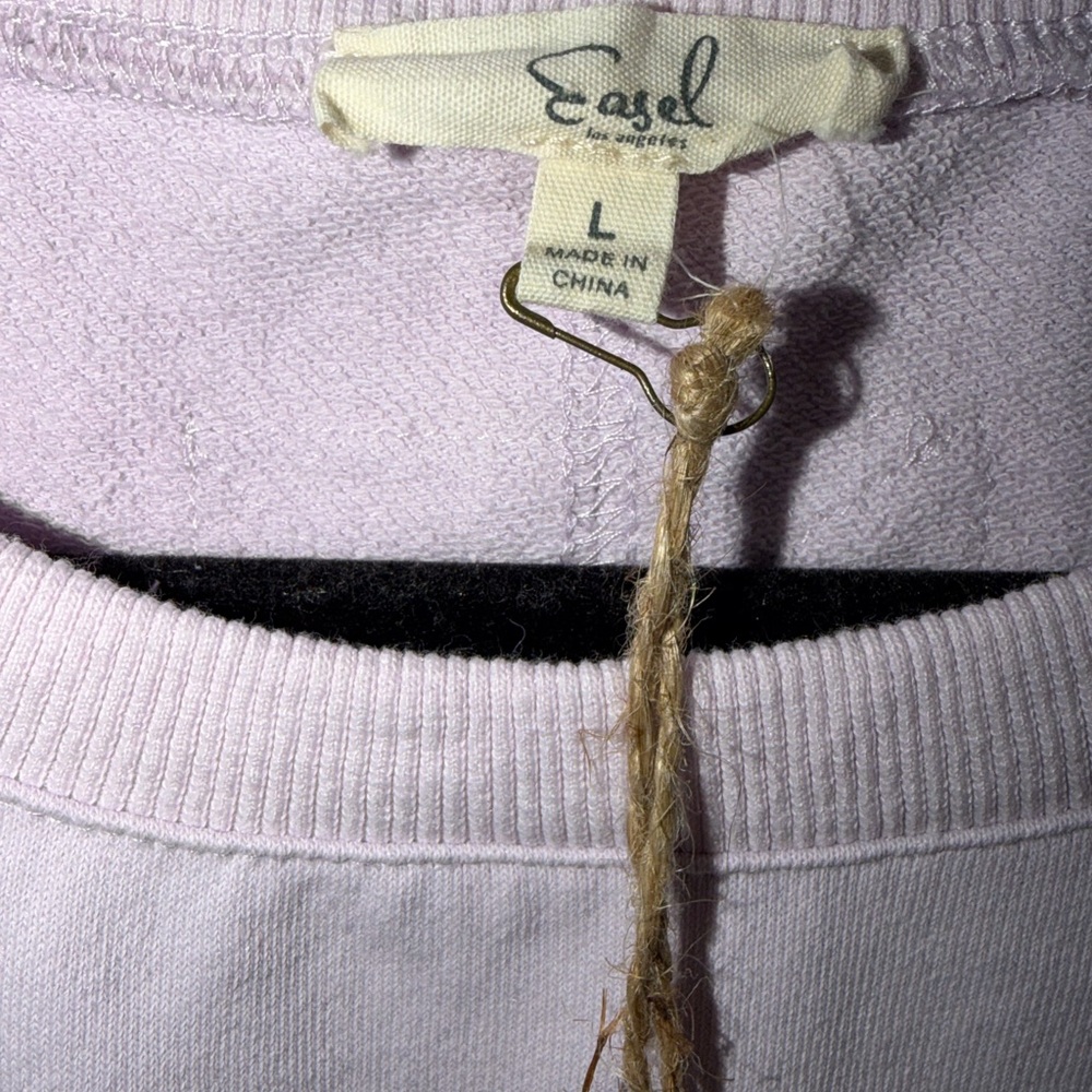 Easel Lavender Women's Shirt with Stitch Detailing - Picture 4 of 4